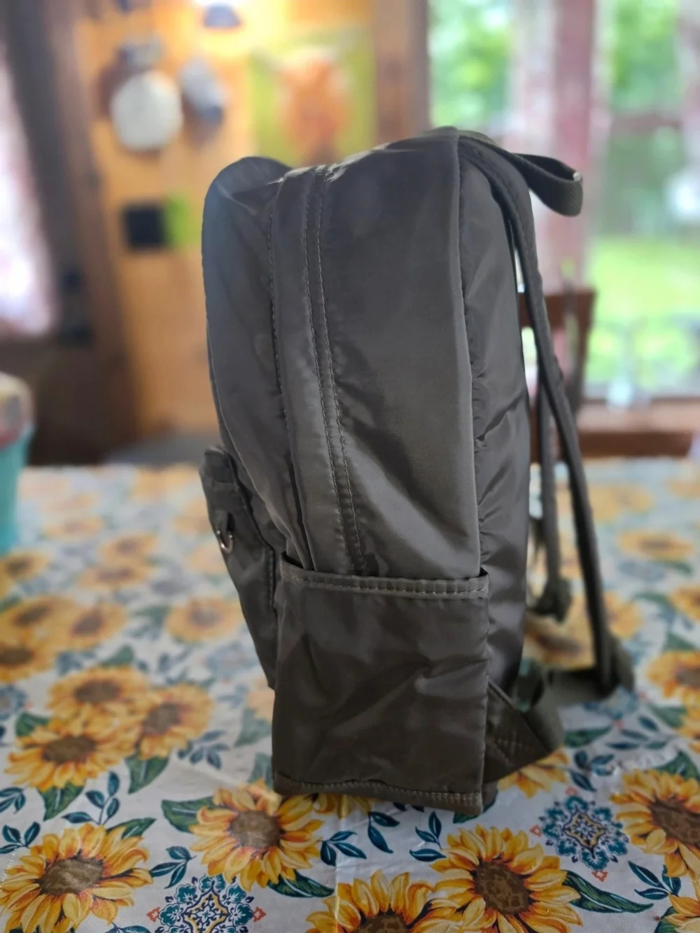Classic Dark Green Nylon Backpack - Everyday Carry